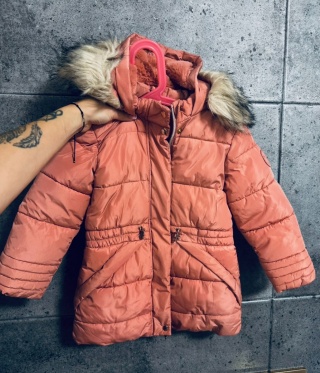 KURTKA/PARKA PUCHOWA ZIMOWA GIRLS RULE