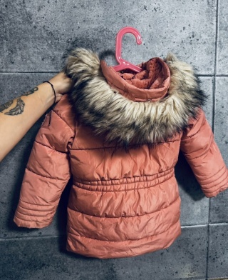 KURTKA/PARKA PUCHOWA ZIMOWA GIRLS RULE