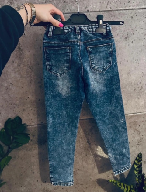 SPODNIE JEANSOWE