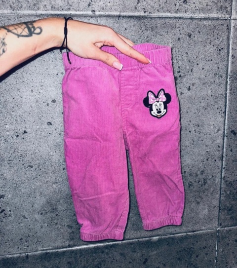 SPODNIE SZTRUKSOWE MYSZKA