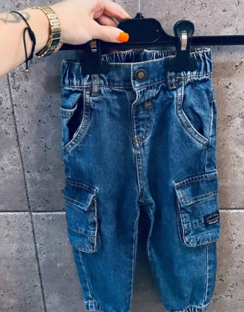 SPODNIE JEANSOWE JOGGERY TU