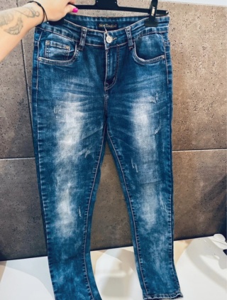 SPODNIE JEANSOWE RURKI