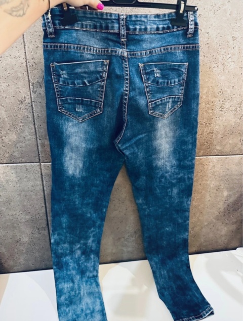 SPODNIE JEANSOWE RURKI