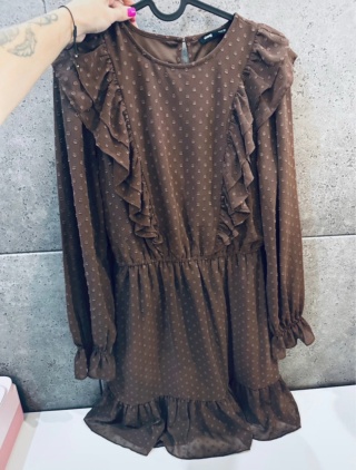 SUKIENKA Z FALBANAMI