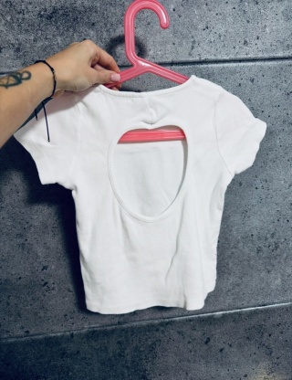 BLUZKA TOP PRĄŻEK ZARA