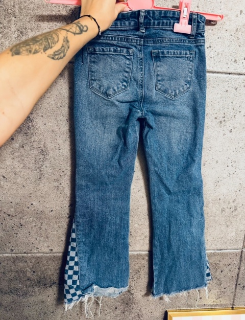 SPODNIE JEANSOWE DZWONY