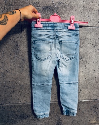 SPODNIE JEANSOWE JOGGER SLIM DENIM CO