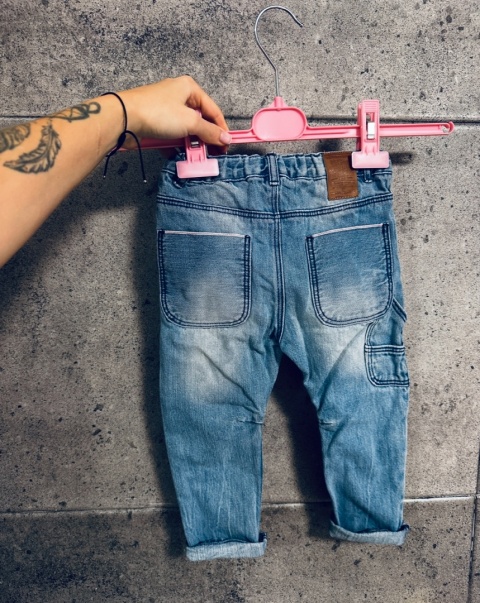 SPODNIE JEANSOWE ZARA