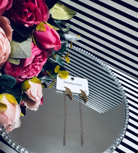 KOLCZYKI WISZĄCE SKRZYDŁO