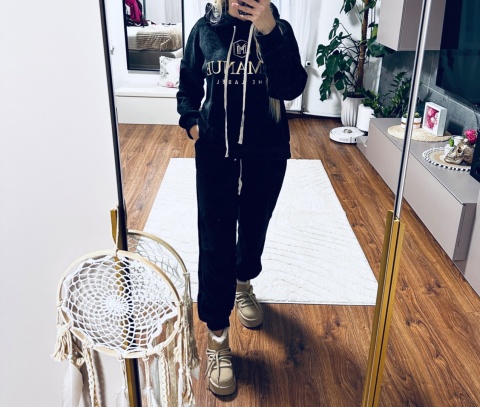 KOMPLET DRESOWY SZTRUKS LA MANUE CZARNY