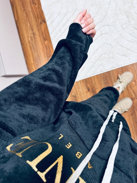 KOMPLET DRESOWY SZTRUKS LA MANUE CZARNY