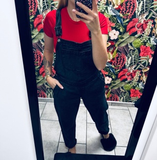 OGRODNICZKI JEANSOWE ASOS