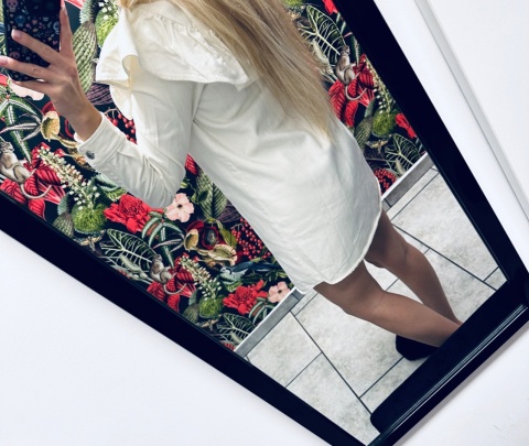 SUKIENKA JEANSOWA ZARA