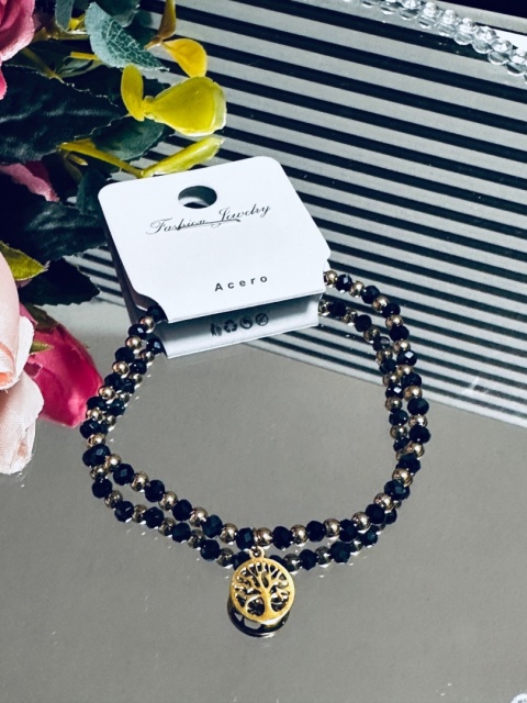 BRANSOLETKA KORALIKI DRZEWKO SZCZĘŚCIA