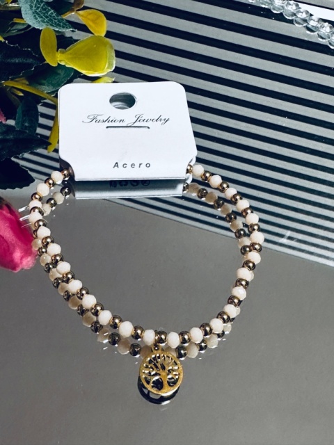 BRANSOLETKA KORALIKI DRZEWKO SZCZĘŚCIA