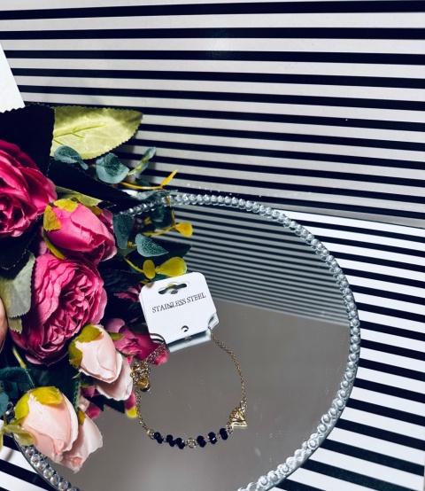 BRANSOLETKA DIAMENT Z KAMYKAMI