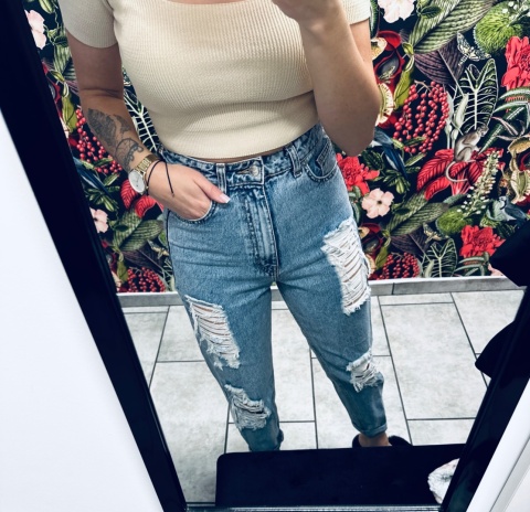 SPODNIE JEANSOWE MISSDENIM