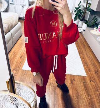 KOMPLET DRESOWY MASEŁKO LA MANUE MALINA