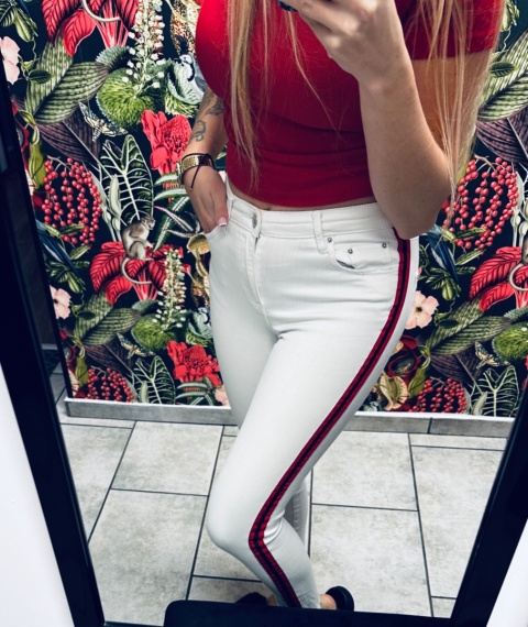 SPODNIE JEANSOWE LAMPAS STRADIVARIUS