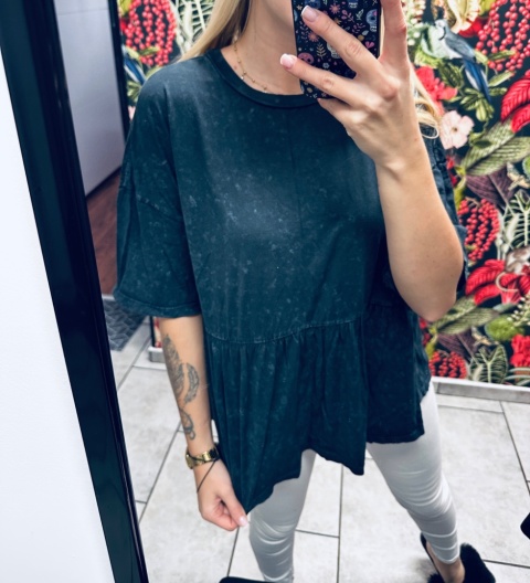 BLUZKA Z FALBANĄ ASOS