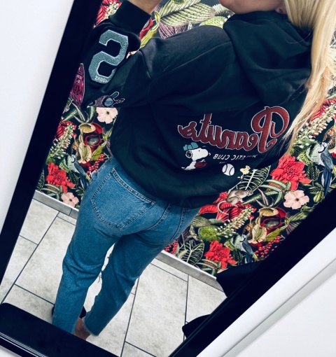 SPODNIE JEANSOWE MOM PULL&BEAR