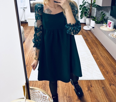 SUKIENKA BUTELKOWA ZIELEŃ