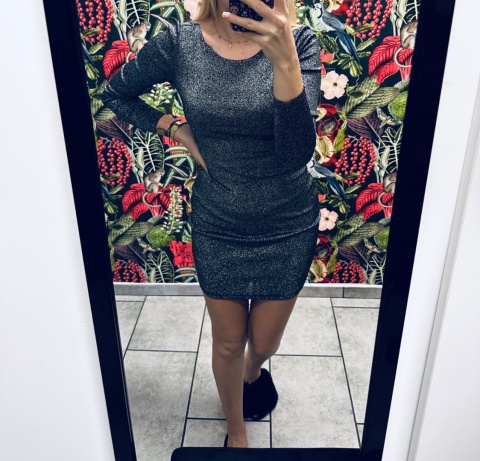 SUKIENKA BROKATOWA H&M