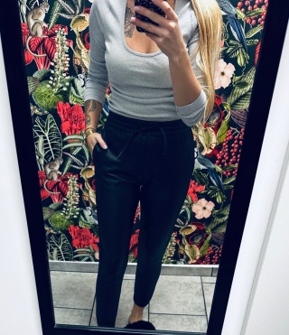 SPODNIE SKÓRZANE JOGGER