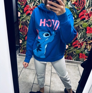 BLUZA Z KAPTUREM STITCH