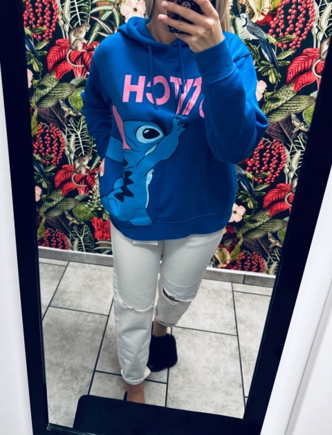 BLUZA Z KAPTUREM STITCH