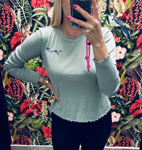 BLUZKA PRĄŻEK H&M XS