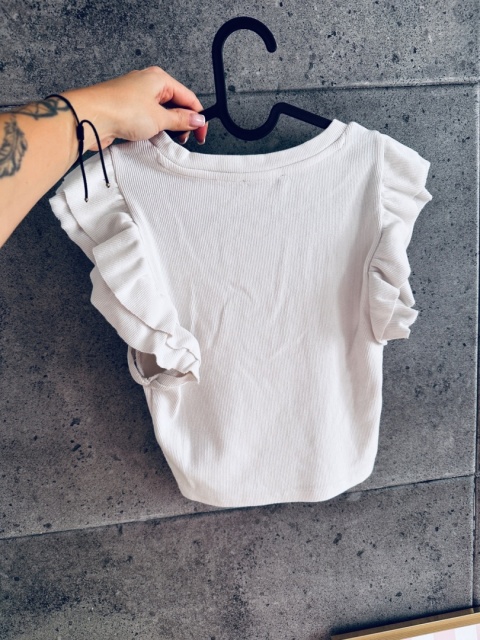 BLUZKA FALBANKI ZARA M