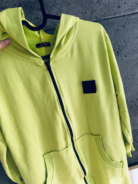 DŁUGA BLUZA LIMONKA LA PIA