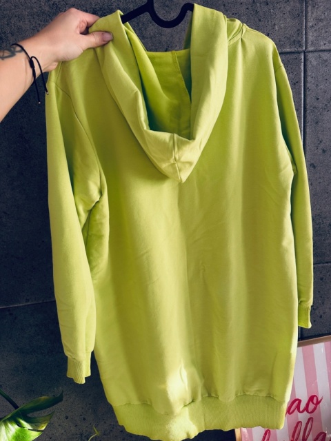 DŁUGA BLUZA LIMONKA LA PIA