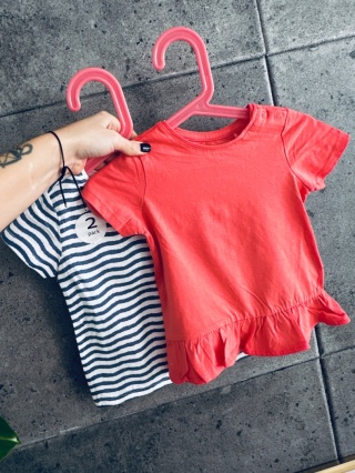 KOMPLET BLUZEK 2-PAK SMYK 80