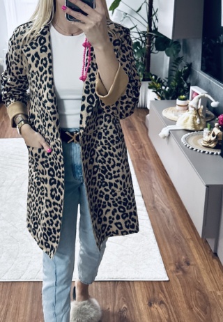 PŁASZCZ ZAMSZOWY PANTERA