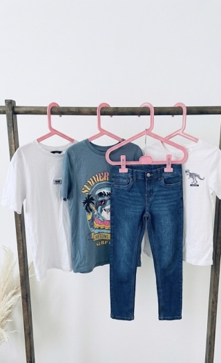 ZESTAW UBRAŃ 128/134